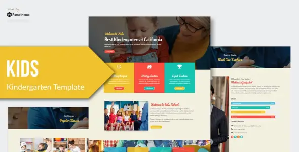 Kids – Kindergarten & Child Care Elementor Template Kit